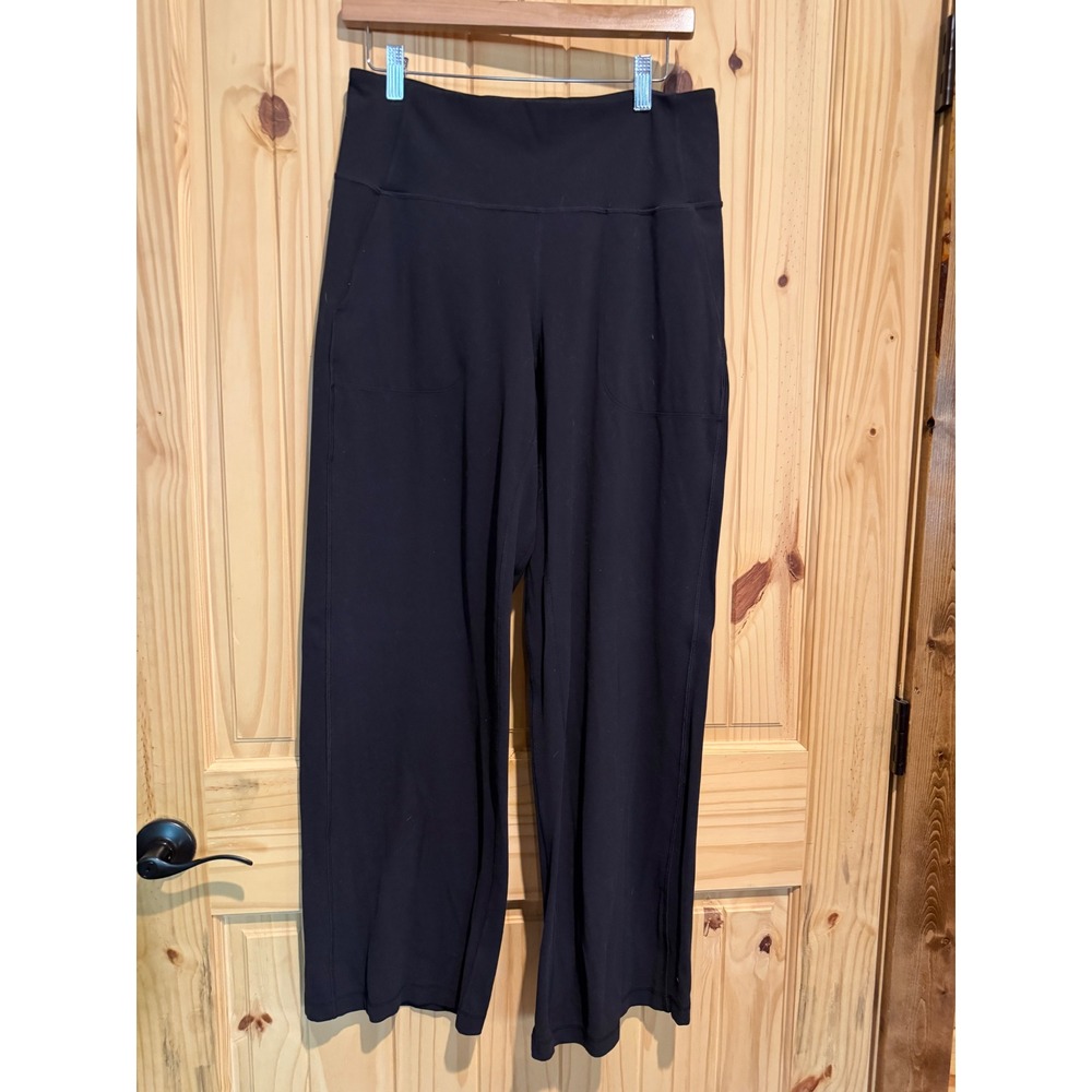 Lululemon Align Wide Leg Black Nulu Yoga Pants LW5EGZS Size 10